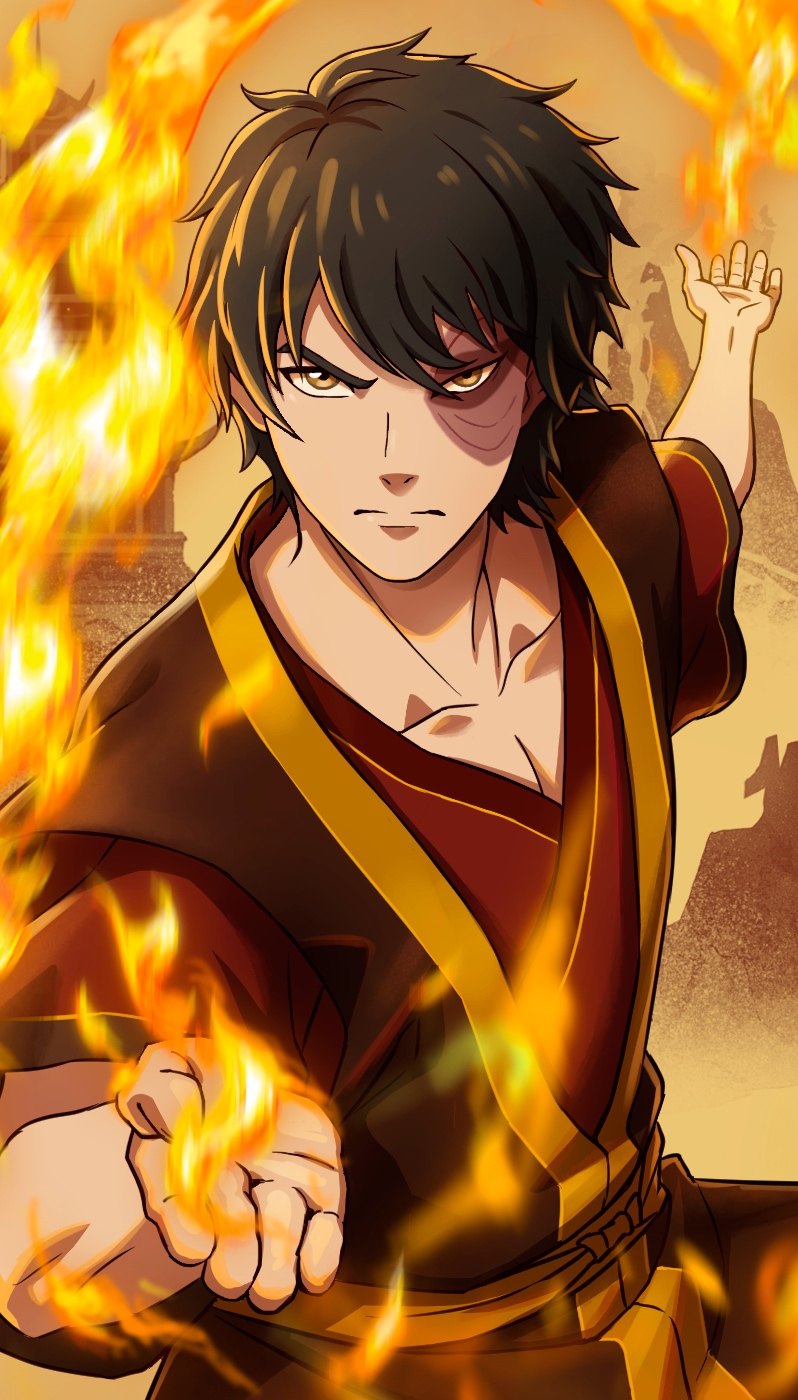 Zuko portrait from Avatar Legends